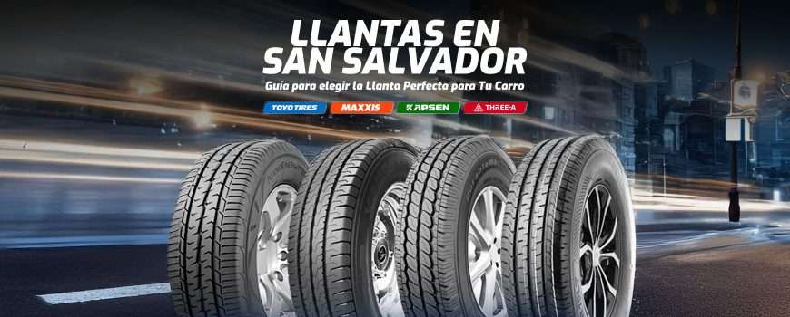 Llantas en San Salvador