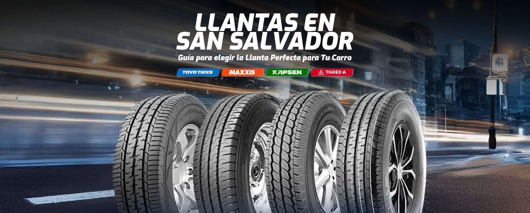 Llantas en San Salvador