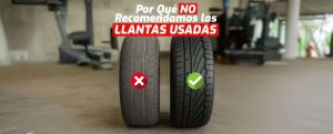 las llantas usadas